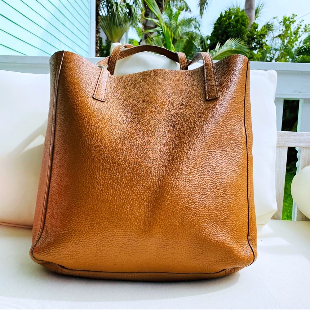 Shinola Cognac Medium Shopper Tote EUC - Picture 11 of 16